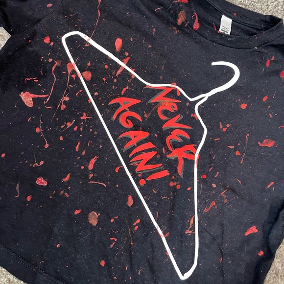 Never again roe V wade, pro choice activism tee - Picture 2 of 4